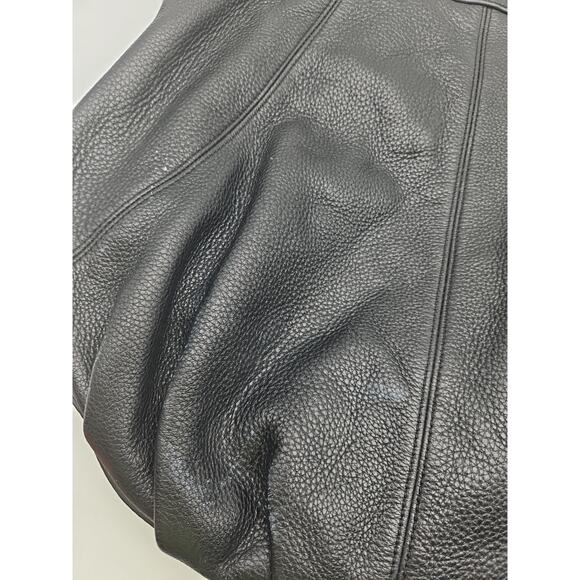 TORY BURCH Dakota Shoulder Bag Hobo Satchel Magnetic Fringe 22 x 17 - Picture 11 of 16